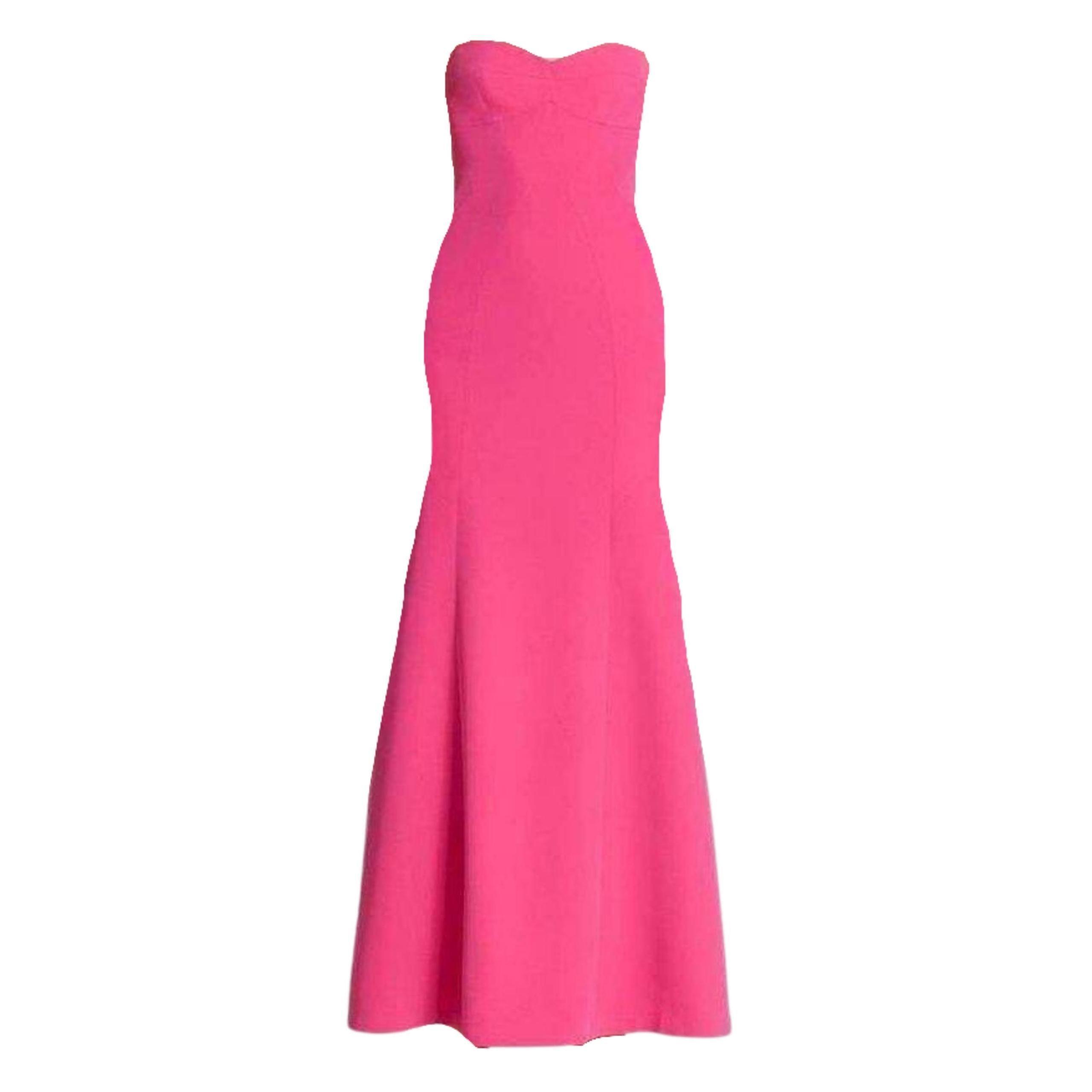Bcbgmaxazria - Surrey Strapless Fitted Bustier Gown - Us 8